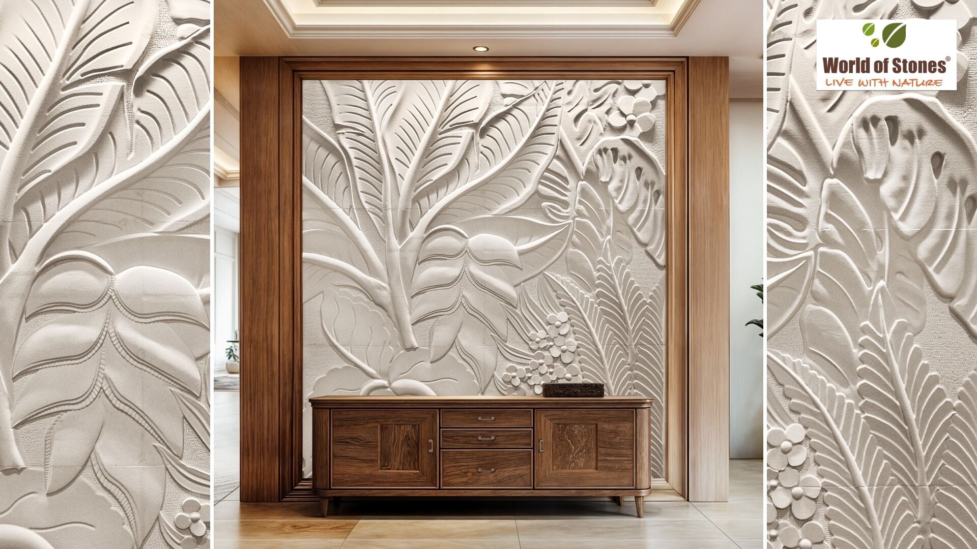 Natural Stone Wall Murals Ideas by Experts: Luxurious Feel for Your Spaces