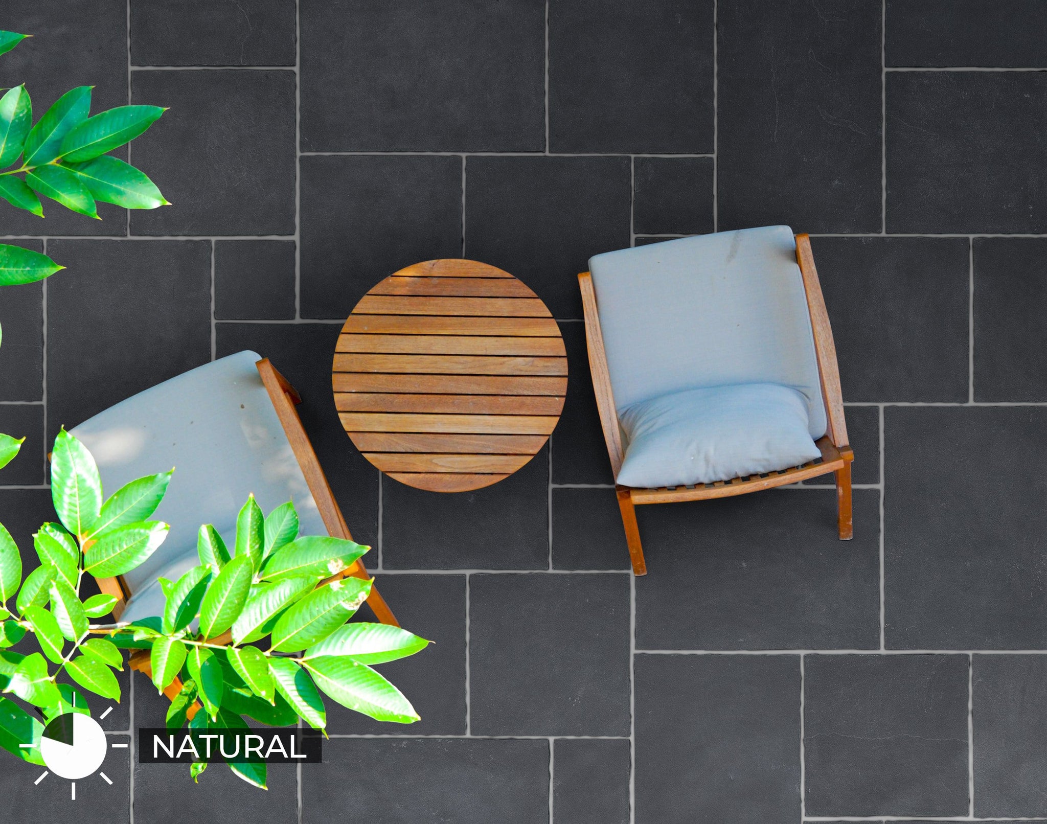 Midnight Black : Natural Stone Tiles Outdoor | Sandstone Tiles