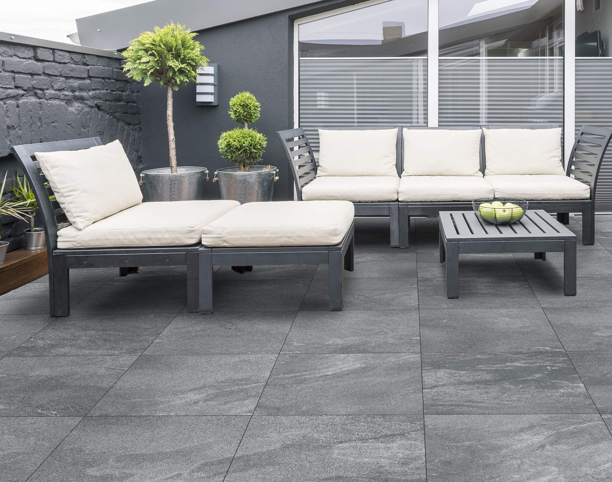 Zurich Silver Grey Quartzite: Outdoor Porcelain Tiles & Pavers