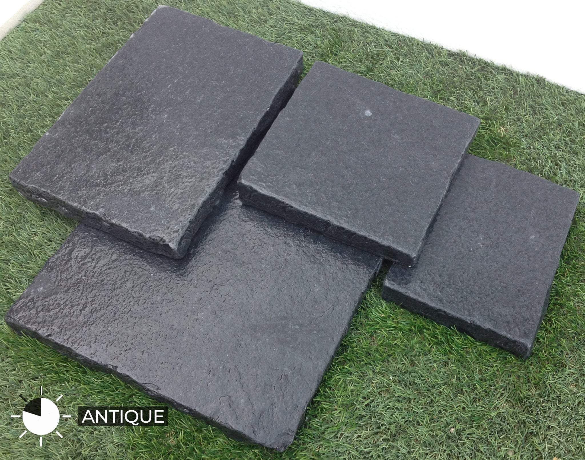 Midnight Black: Premium Sandstone & Natural Stone Cobbles in india