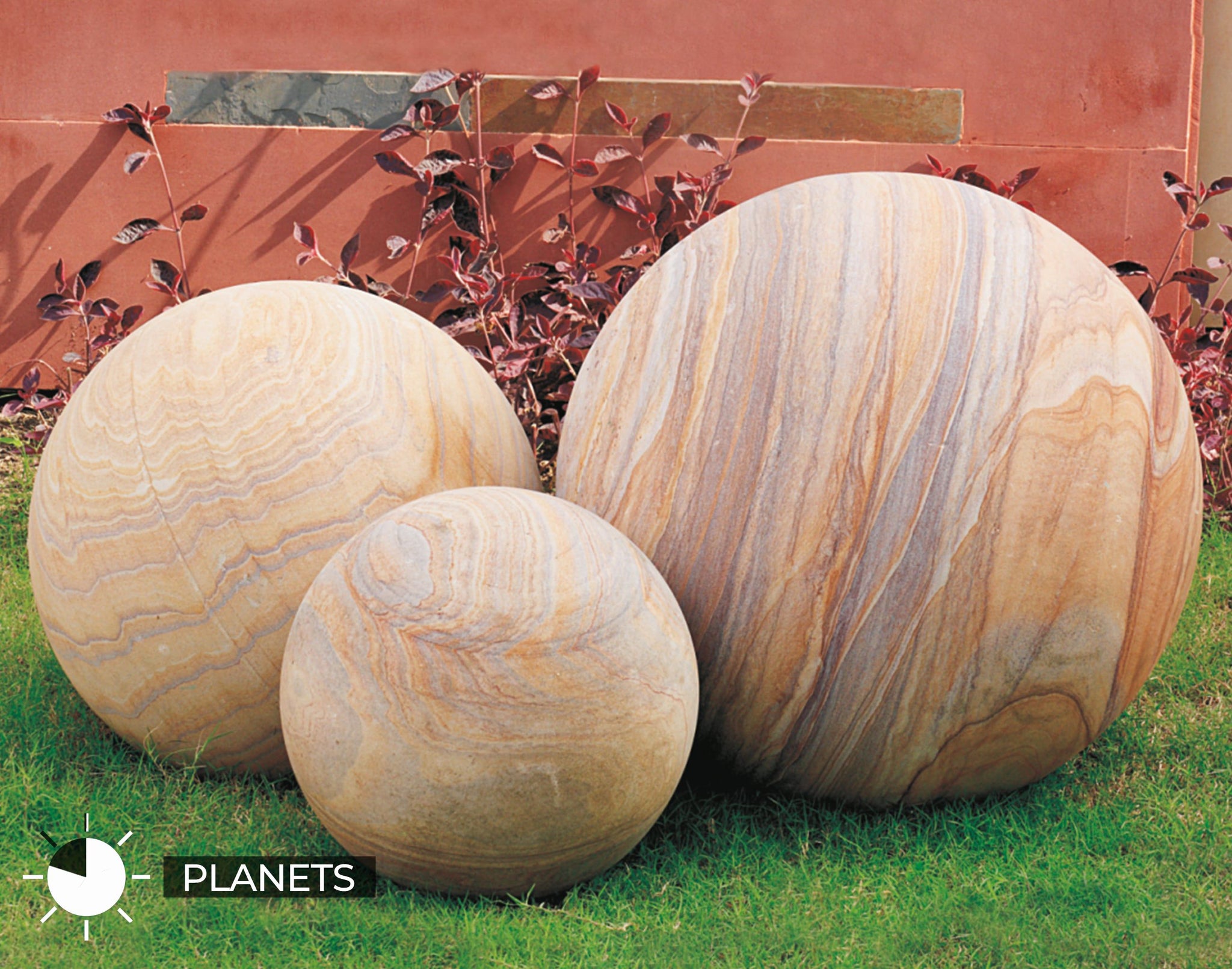 Rainbow Natural Stone Planters and Crafts