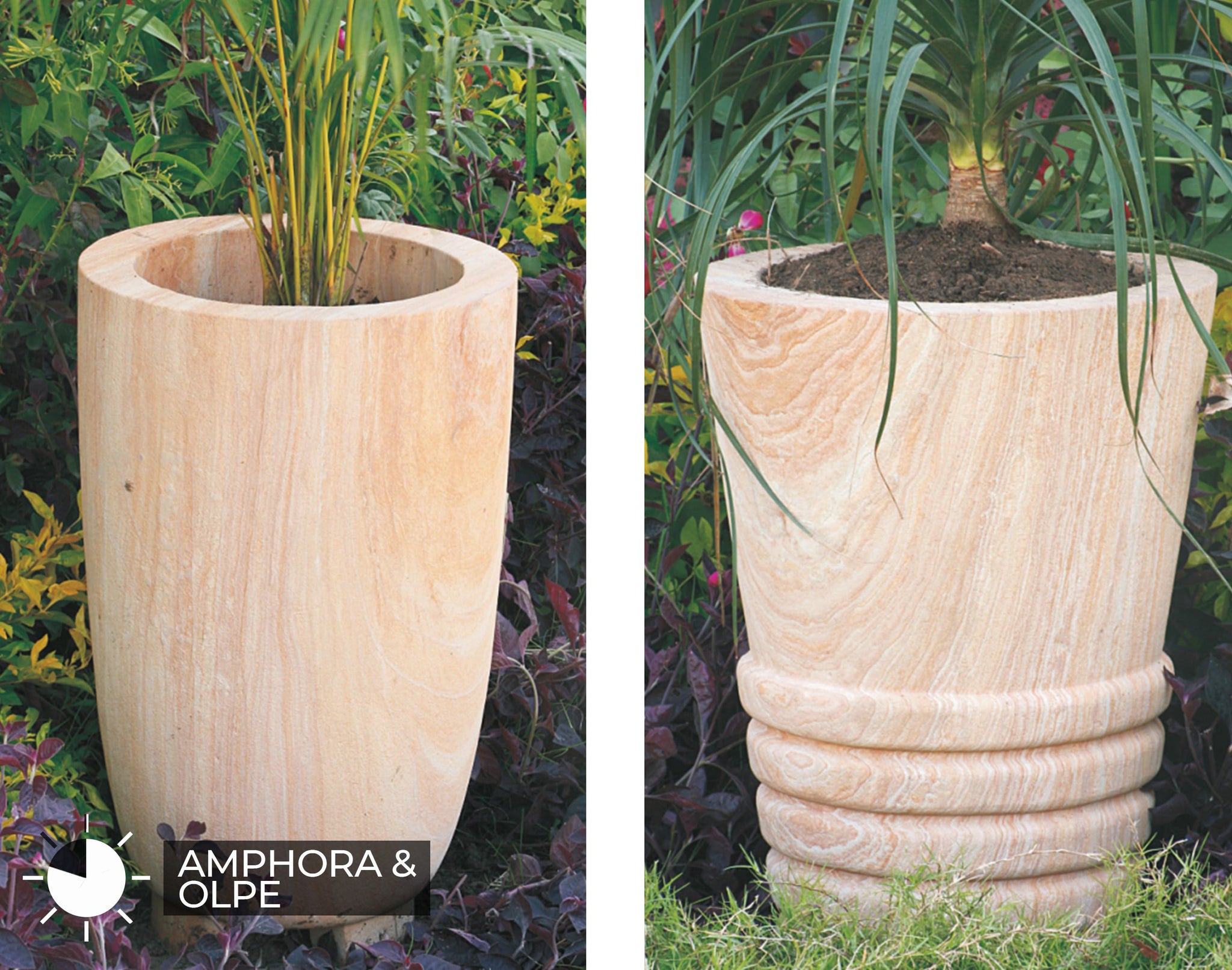 Teak | Natural Stone Planters in India | World of Stones