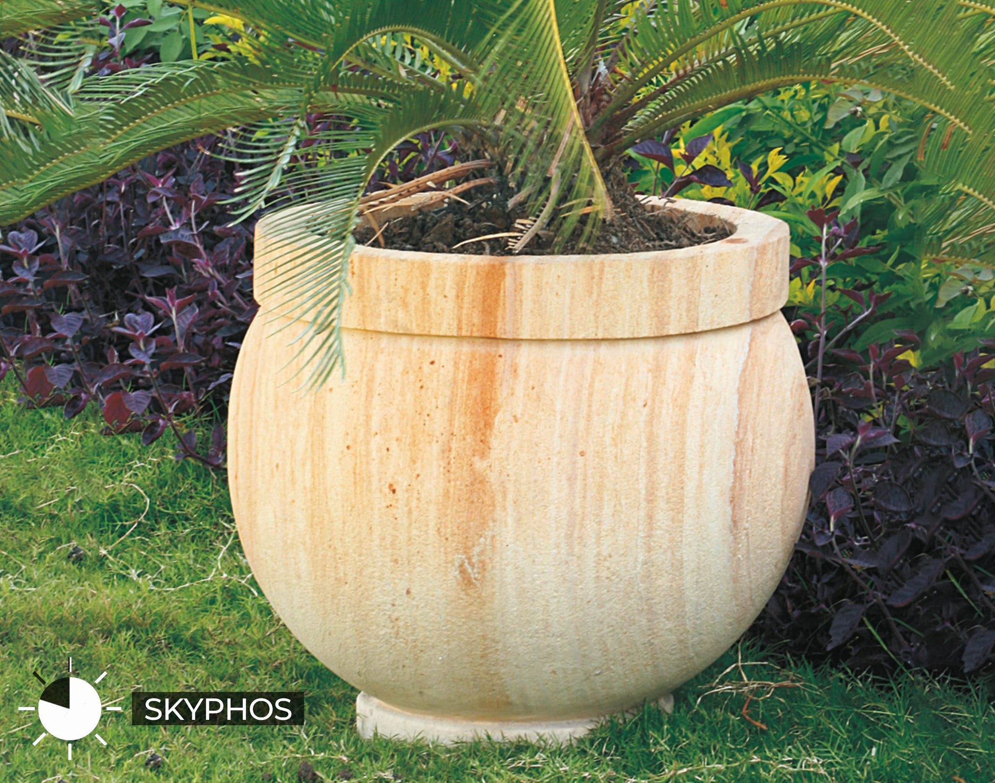 Natural Stone Planters in India 