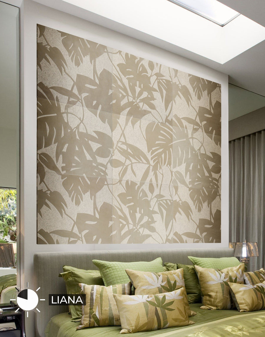 Mossy Green Mural: Luxury Wall Covering Design | World of Stones